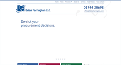 Desktop Screenshot of brianfarrington.co.uk